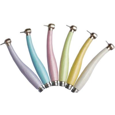 China Dental High Speed ​​Stainless Steel Plastic Rainbow Handpiece Dental Equipment Dental Bearing Handpiece for sale