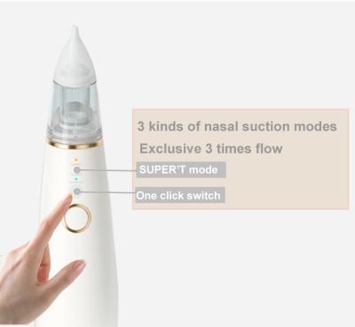 China Patented Efficient Products Snot Clearing Patented Electric Baby Nasal Aspirator for sale