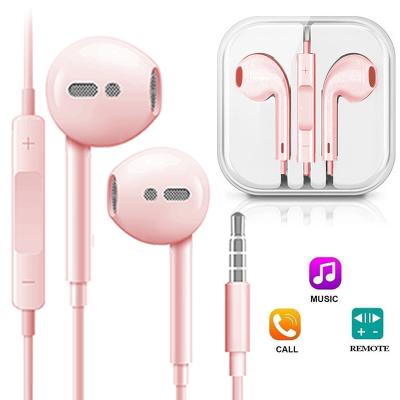 China Original In-Ear Quality IOS Connectors Headset For iPhone Headphones In-Ear Genuine Stereo Cable Earbuds With Microphone Earbuds for sale