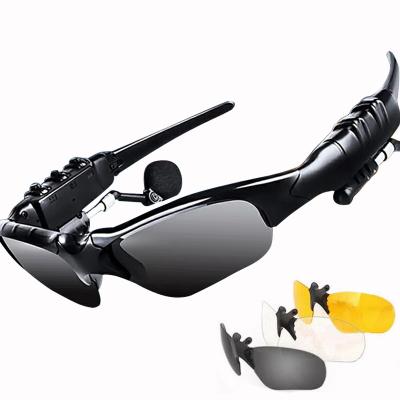 China Perfect Noise 2021 Bestselling Outdoor Bicycle Sports Sunglasses Headset Mount Wireless Earphones 2 in 1 with Microphone for sale