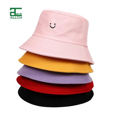 China 100% Sun Protection Allch RTS Cotton Packable Summer Travel Beach Sun Hat Men Women Men Unisex Bucket Hat for sale