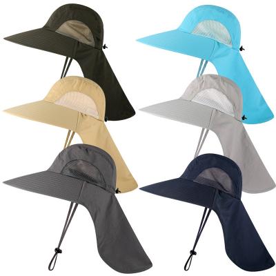 China Breathable Custom Outdoor UV Protection Sun Hats Couples Light Up Twine Bucket Fishing Bucket Hat For Men for sale