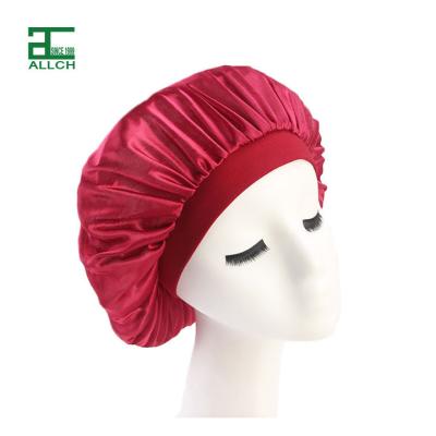 China ALLCH Comfortable Soft Satin Hood Silk Sleep Cap Chemo Caps Hair Loss Caps For Women for sale