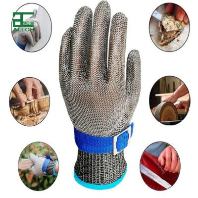 China Outdoor Protective Anti-smash Abrasion Resistant Kitchen Work Mechanics Levels 5 Anti Cut Hand Resistant Safety Gloves for sale