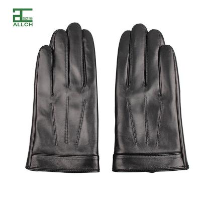 China ALLCH RTS Leather Glove Winter Mens Sheepskin Feeling Driving Leather Glove Touch Screen Motorcycle Gloves Leather for sale