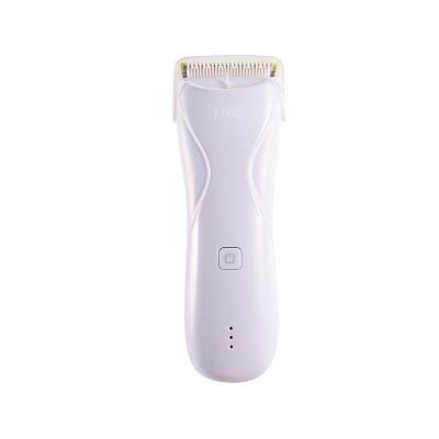 China Taro Purple Waterproof Protective Non-metal Contact Blade Ceramic Mute Baby Rechargeable Quiet Clipper Doll Clippers 1.0mm Safety for sale