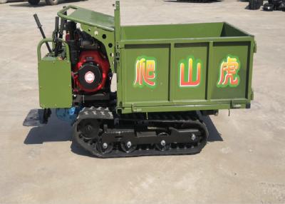 China 0,8 Tonnen-Miniselbstladen-kleiner aufgespürter Gummikipper mit Dieselmotor zu verkaufen