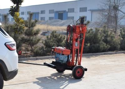 China Small Hydraulic Customized 50meters Portable Well Drilling Rig for sale