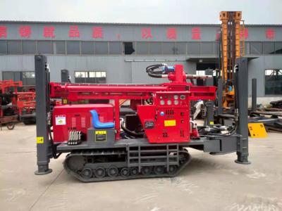 China Crawler Mounted DTH Drilling Rig 260m Diesel Engine Water Well Drilling Rig for sale