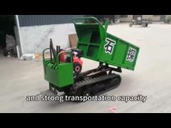 Crawler Dumper Track Transporter For Garden And Orchard Transportation