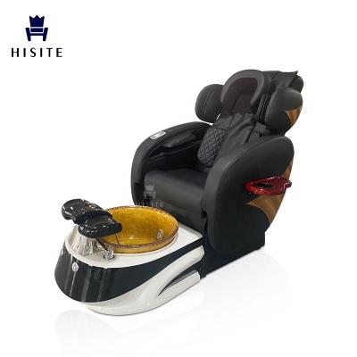 China Luxury Full Vibration Hisite Body Shiatsu Massage Manicure Pedicure Spa Chair for sale