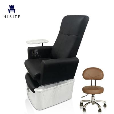 China Hisite Convenient / Portable Nail Salon No Foot Spa Pedicure Plumbing Lying Chair for sale