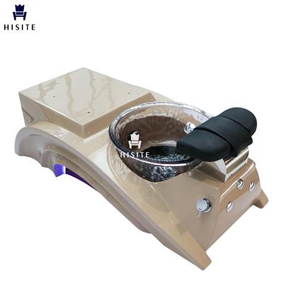 China Fiberglass Hisite Spa Equipment Portable Pedicure Sink Rolls For Spa Massage Pedcure Chairs for sale