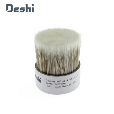 China Brush China Fiber Factory Supply Large Cavity White Gray Tapered Brush Filament for sale