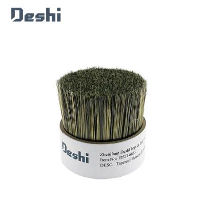 China The advanced brush customization version black and gold blend conical filament for brush for sale