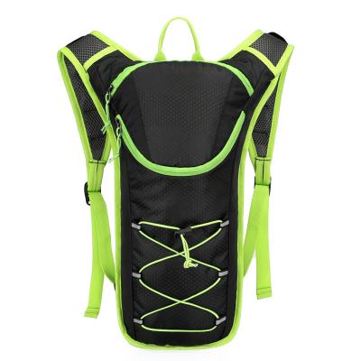 China Custom Logo Outdoor Hiking Water Bag Mountain Waterproof Sports Backpack Running Hydration Recycling Backpack With 2L Water Bladder for sale