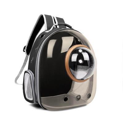 China Insulated Cat Bag Pet Backpack Outside Bag Portable Transparent Cat Capsule Space Backpack Breathable Pet Carrier Bag for sale