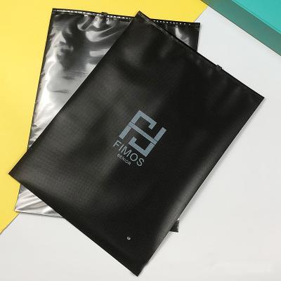 China Disposable Customized Zip Lock Packaging PVC Print Transparent Plastic Self Seal Zipper Bag for sale