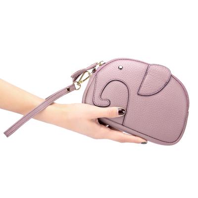 China Fashion Cute Cluth Leather Bag For Women Mini Elephant Wholesale High Quality New Fashion Genuine Leather Wrist Bag for sale