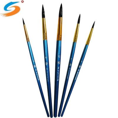 China Professional Oil Painting Free Sample Oil Artist Watercolor Brush Pen Set for sale