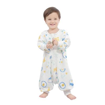 China 0 to 6 years high quality 2021 supply baby clothes sleep rompers 100% cotton baby jumpsuit for sale