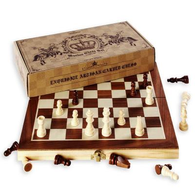 China Eco-friendly Wholesale Wooden International Chess Pieces Set Modern Wooden Chess Set Custom Chess Set For Sale for sale