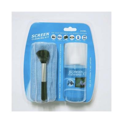 China Mobile Phone Computer Cleaning Mobile Screen Cleaner Kit Three-Piece Screen Cleaning Kit for sale