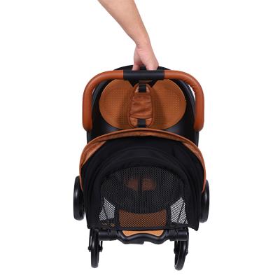 China NEW Easy Folding Light Easy To Fold Walkers High Carbon Steel Baby Strollers 3 in 1 for sale