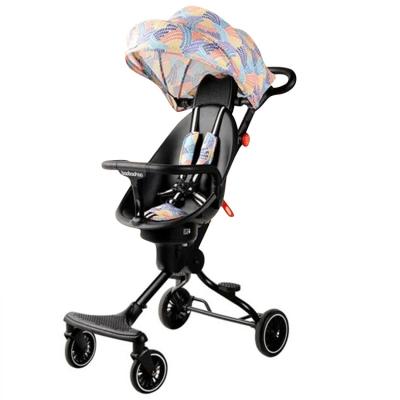 China Hot Selling Easy Travel System Amazon Folding Baby Stroller Luxury Adjustable Multifunction Baby Stroller Walker Stroller for sale