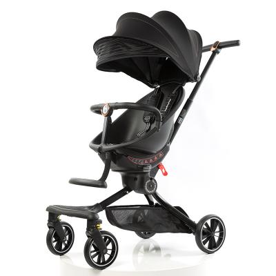 China Look-alike Eggshell Easy Folding Design 360 Degree Rotating High Seat Landscape Baby Stroller for sale