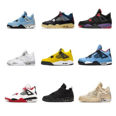 China Original high quality aj shoes fashion trend men's sneakers the 4 shape the 4 aj basketball shoes for sale