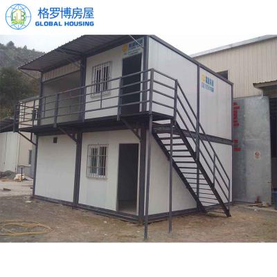 China Folding open sides houses beams galvanized steel portable storage modular flat pack container house for sale