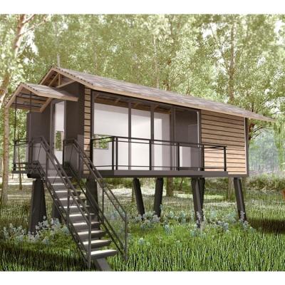 China Easy assemble t type 40ft container modern folding expandable prefab houses for sale