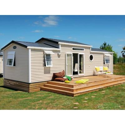 China Foldable tiny wooden homes mobile portable container log cabin kits prefab houses for sale