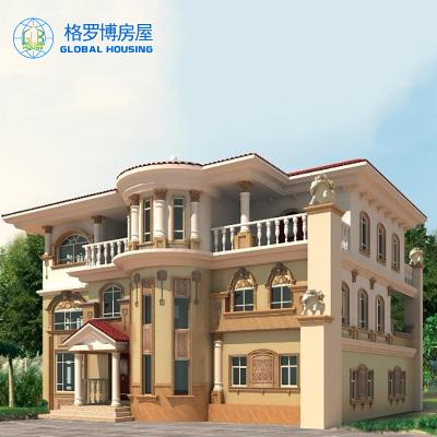 China New Modern Prefab Villa Light Steel Structure Modular Homes Prefabricated Houses For Sale for sale