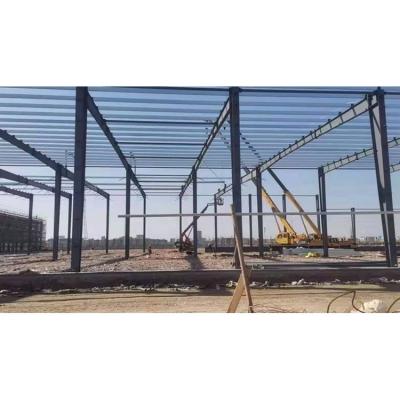 China H beam structural farm shed tent hangar garage prefab steel structure house for sale