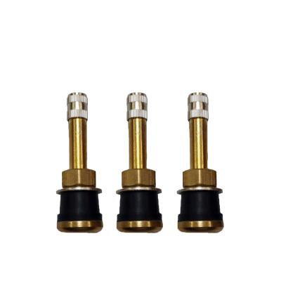 China High Quality Brass + Rubber Tire TR500 Tubeless Rubber Valve For Passenger Car And Light Truck Valves for sale