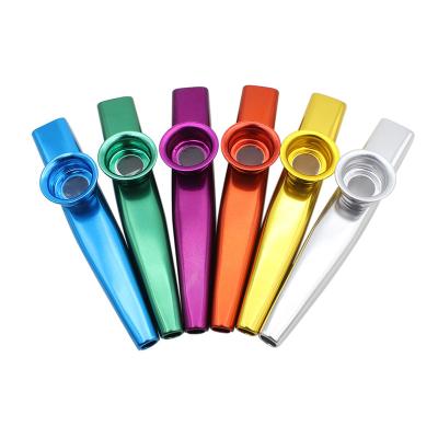 China Hot Amazon Sale Party Beginner Gift Metal Toy Blowing Whistle With Flute Movie Color Toy for sale