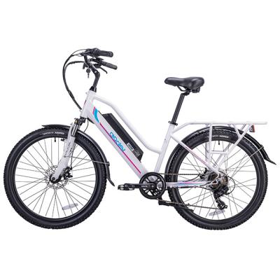 China ALLOY green electric city bike for women popular in America market ebike city model for sale