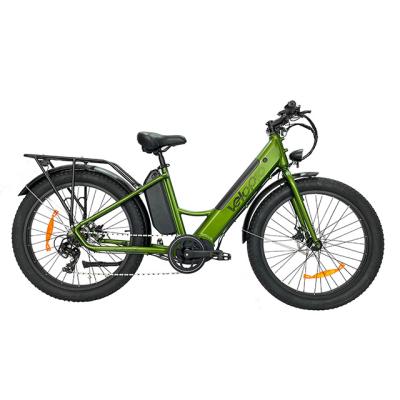 China Aluminum Alloy 48V 500W High Power Electric Bikes With Pedal Assist Dual Power Bike for sale