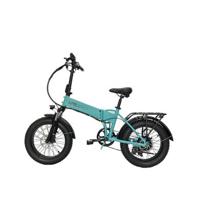 China Aluminum Alloy Foldable E Bikes 20 Inch Fat Tire Electric Moped Bike for sale