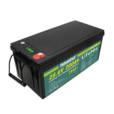 China High Quality UPS 25.6V 180Ah 300Ah Deep Cycle Storage Energy System Lithium Iron Phosphate 200Ah BMS 24V LiFePO4 Battery for sale