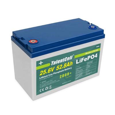 China UPS Over 3000 Cycles Custom High Capacity 25.6v 52ah Lifepo4 Battery Pack for sale