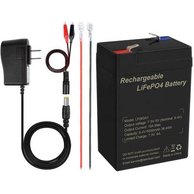 China Machine- Deep Cycle 6.4v 6000mah Lifepo4 Battery Pack from YaBopower for sale