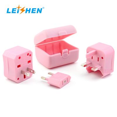 China Adorable Gift Automotive Items Mini Size Portable Travel Adapter, Universal Power Socket With 2.1A USB Port for sale