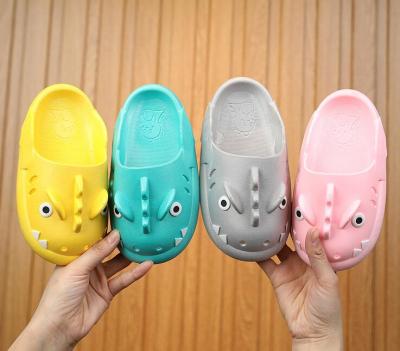 China Soft-soled Summer Cute Breathable Cartoon Dinosaur Shaped Slippers For Boys Can Be Used As Sandals And Slippers for sale