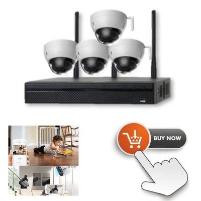 China NIGHT VISION H.264 720P P2P DA hua 4CH Wifi NVR Kit Support 4 Camera KIT/NVR4104HS-W-S2/4-HDBW1120E-W for sale