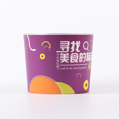 China Good Insulation Effect Round Plastic Thickened Noodle Bowl Bento Soup Bowl Takeaway Packed Lunch Box pp Disposable Fast Food Bowl With Lid for sale