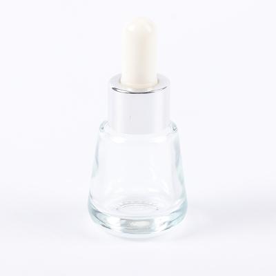 China Original Flat Clear Matte Essence Essential Oil Shoulder Spot 30ml Bottle Dropper Liquid Bottle Child Safe Bottle for sale