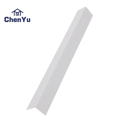 China Laminated Interior Decorative Ceiling Border PVC H Corner for wall for sale